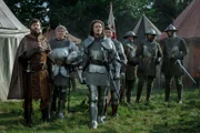 (v.l.n.r.) Richard Pole (Andrew Whipp); Sir Thomas Stanley (Richard Dillane); Henry VII. (Jacob Collins-Levy); Lord Strange (Nicholas Audsley)