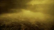 Eine dichte Hülle aus Schwefelsäurewolken umgibt Venus. Darin herrschen Winde von 300 bis 400 Stundenkilometern.