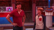 L-R: Captain Man / Ray Manchester (Cooper Barnes), Henry Hart (Jace Norman)