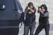 L-R: Tasha Zapata (Audrey Esparza), Jane Doe (Jaimie Alexander)