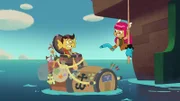 Lana handelt mit dem Schrottwicht, um etwas Cooles für das Schiff zu finden. Doch wer den gewitzten Schrottwicht kennt, weiß, dass der Tausch nach hinten losgehen wird.