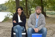 Collien (Collien Ulmen-Fernandes, l.); Christian (Christian Ulmen, r.)