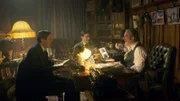 Max Brod (David Kross), Franz Kafka (Joel Basman) und Pornograph Pachinger (Robert Palfrader, v.l.n.r.).