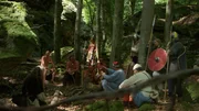 Madoc soll im Gebiet der Flüsse Tennessee und Ohio auf ein indigenes Volk getroffen sein, das sich den Walisern anschloss. Die angeblich nach Madoc benannten Mandan wurden später von europäischen Forschern als Menschen mit ungewöhnlich heller Haut, blauen Augen und teilweise sogar blonden Haaren beschrieben.