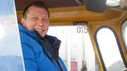 Trödelprofi Otto Schulte im Gabelstapler