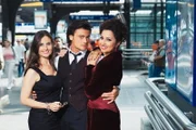 Sternstunde Musik La Traviata im Hauptbahnhof Moderatorin Sandra Studer, Sänger Vittorio Grigolo und Sängerin Eva Mei