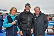 v.li.: Karen von Juterzenka, Ernst Bahns, Ludger Feldmann.