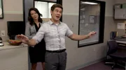 L-R: Alice Murphy (Maribeth Monroe), Adam DeMamp (Adam Devine)