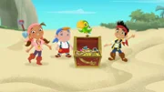 Izzy, Cubby, Skully und Jake finden einen richtigen Schatz.