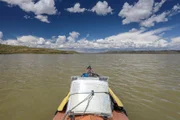 Landschaftsbild kurz vor dem Fort Peck Lake in Montana