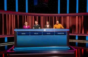Die Kandidaten (v.l.n.r. am Panel): Heike Perras, Henrik Sellmann, Silke Klein und Thorsten Hermes.