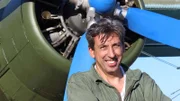 Michael Manousakis is hanging on his Antonov AN-2, with which he crossed the Atlantic.