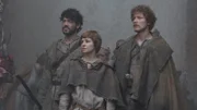 Zurück aus Santiago de Compostela, finden Tilla (Josefine Preuß, Mitte), Sebastian (Jacob Matschenz, rechts) und Manfred (Carlo Ljubek, links) die Stadt Tremmlingen in Aufruhr. in Verbindung mit der Sendung bei Nennung ZDF/Jirí Hanzl