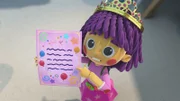 Prinzessin Fleur versucht vergebens Sir Bevel und Sir Bob einzuladen.