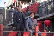 L-R: Bolo (Rich Ting) and Father Jun (Perry Yung)