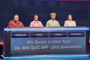 Die Kandidaten (v.l.n.r. am Panel): Thorsten Frey, Maike Duggen, Yannik Beutel und Katarina Becker.