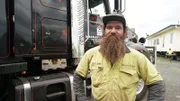 Dylan McCarthy with Mackay and Sons truck