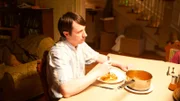 Charles Manning (David) during dinner habits scene