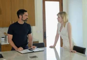 L-R: Danny Pino as Miguel Galindo and Sarah Bolger as Emily Thomas