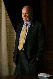 LAW & ORDER: SPECIAL VICTIMS UNIT -- NBC Series -- "Goliath" -- Pictured: Fred Thompson as District Attorney Arthur Branch -- NBC Universal Photo: Eric Liebowitz