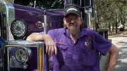 Paul 'Sludge' Andrews with his truck 'The Phantom'