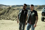 L-R: Clayton Cardenas as Angel Reyes, JD Pardo as EZ Reyes