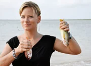 Moderatorin Andrea Jansen in Kenia.