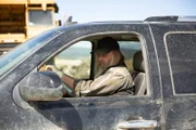 Tony driving car on the claim
