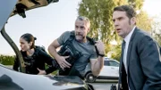 (v.li.): Lina Esco (Christina Alonso), Jay Harrington (David Kay), David Rees Snell (Detective John Burrows)
