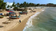 Der beliebte Strand Hammamet auf der Insel Djerba