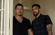 L-R: Ezekiel 'EZ' Reyes (JD Pardo) and Angel Reyes (Clayton Cardenas)