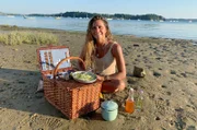 Picknick mit Maud Torres und Meerespargel.