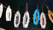 Im Hafen von Pantelleria liegen die typischen Boote der Insel, die Lance Pantesca.