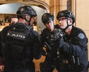 (v.li.): Shemar Moore (Daniel ‚Hondo‘ Harrelson), David Lim (Victor Tan), Alex Russell (Jim Street).