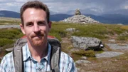 Bradley Mayhew am höchsten Punkt der Wanderung