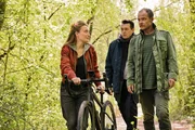 Luisa Hoffmann (Alina Fritsch, l.), Micha Oberländer (Matthias Koeberlin, r.) und ihr Vorgesetzter Thomas Komlatschek (Hary Prinz, M.)