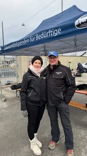 Kerstin Brüsch und Steffen Horak, beide von der Münchner Tafel e.V.