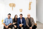 (v.l.n.r.) Damien; Olivia; Andrew Winter; Neale Whitaker