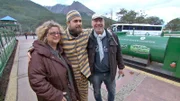 Heike und Ullrich Voß fahren mit dem "Zug am Ende der Welt".