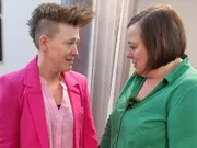 Kandidatin Tina und Shoppingbegleitung Marina