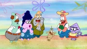 v.li.: Cecil, Bunny, GrandPat, Shmandrake, Patrick, Squidina