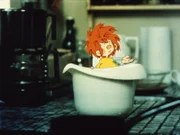Pumuckl ist immer zu neuen Scherzen aufgelegt.