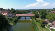 De Thur no Durchs Zürcher Weinland Historische Holzbrücke bei Andelfingen