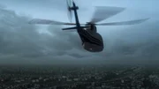REENACTMENT - A luxury Sikorsky S-76-B helicopter carrying Kobe Bryant is cleared to pass through the Van Nuys airspace flying only 570 feet above the ground, due to reduced visibility.