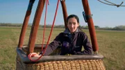 Elisabeth Kindermann will mit ihrem Ballon vom Neusiedler See in Österreich zum Plattensee in Ungarn fahren. (