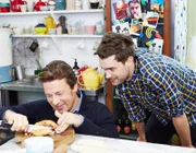 4. Staffel: Jamie Oliver und Jimmy Doherty (r.)