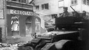 Panzer in der Stadt.