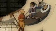 L-R: Aang, Katara, Sokka