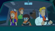v.li.: Daphne Blake, Shaggy Rogers, Velma Dinkley, Scooby-Doo, Fred Jones