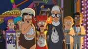 L-R: Ollie, Andy, Gene, Louise, Tina, Rudy, Darryl